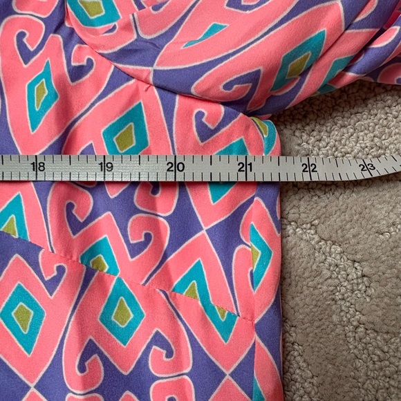 Alice & Trixie Pink Bell Silk Sleeve Shift Dress Size Medium? - Picture 6 of 8